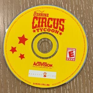 Shrine‎ Circus Tycoon PC Game 2004 Disc Only
